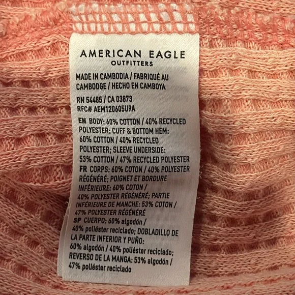 American Eagle Women’s Pullover Thermal Knit (XL) NEW - Picture 7 of 7